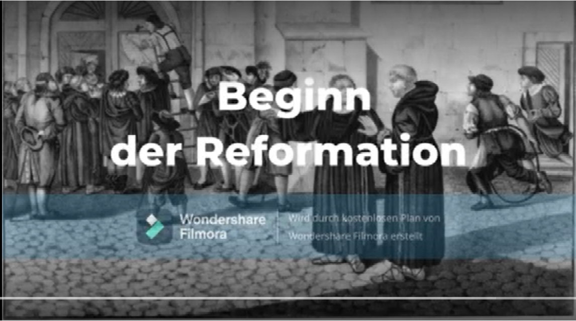Beginn der Reformation